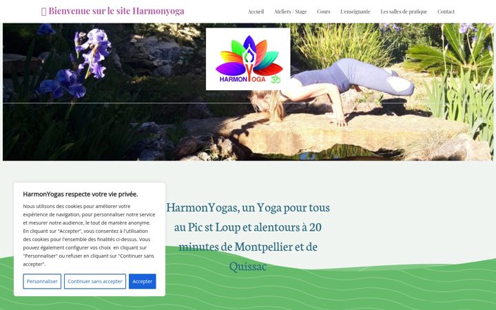 Screenshot of harmonyogas.fr