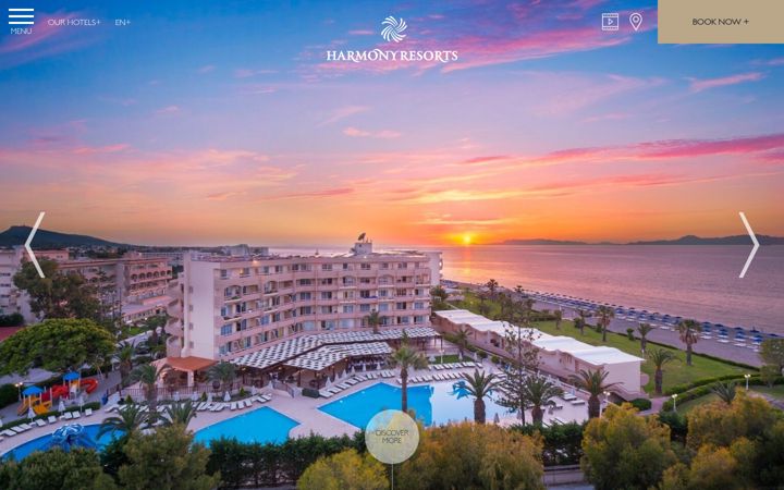 Screenshot of harmonyresorts.gr