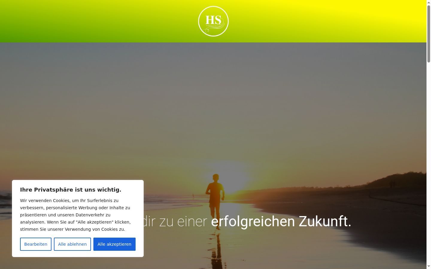 Screenshot tal-banner tal-kunsens muri qabel kwalunkwe interazzjoni