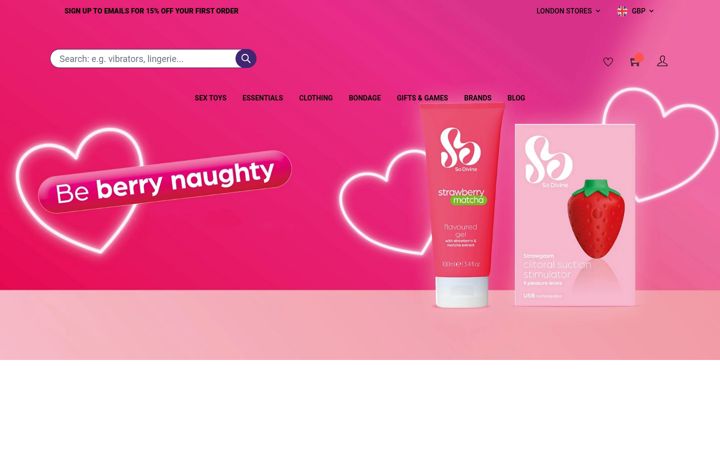 Screenshot of harmonystore.co.uk