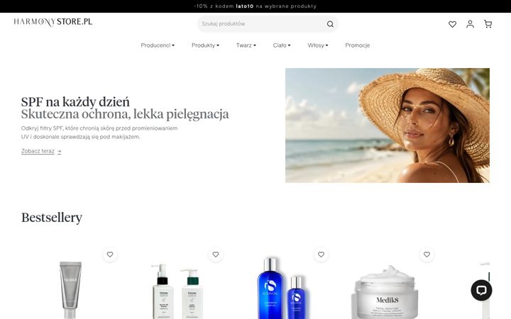 Screenshot of harmonystore.pl