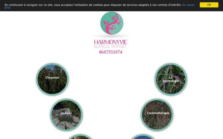 Screenshot of harmonyvie-luberon.com