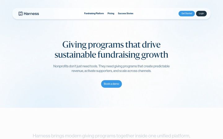 Screenshot of harnessapp.com