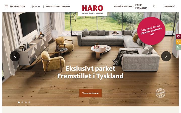 Screenshot of haro.com