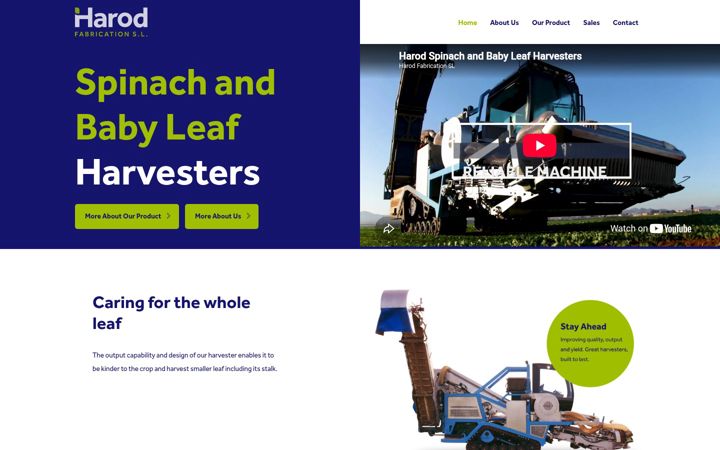 Screenshot of harodfab.com