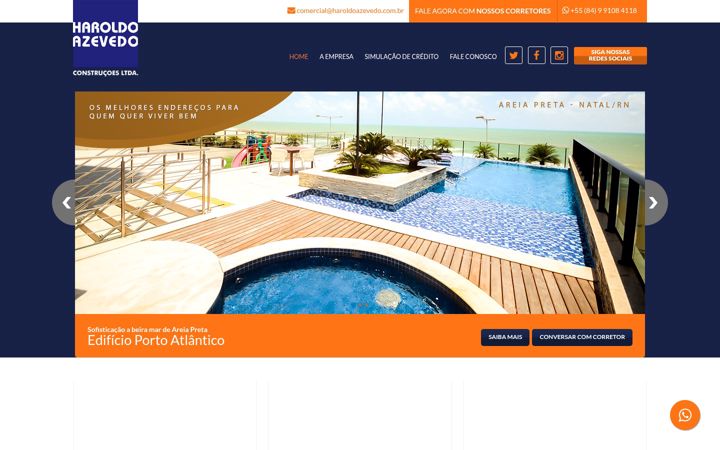 Screenshot of haroldoazevedo.com.br