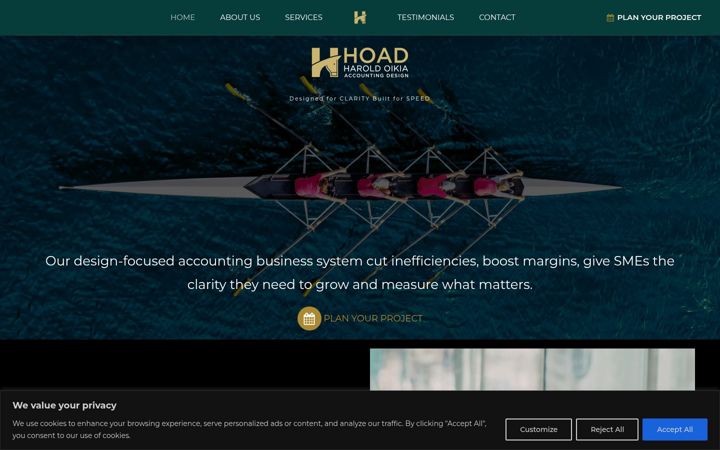 Screenshot of haroldsoikia.com