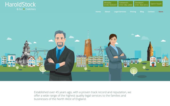 Screenshot of haroldstock.com