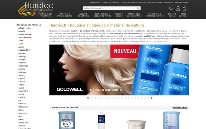 Screenshot of harotec.fr