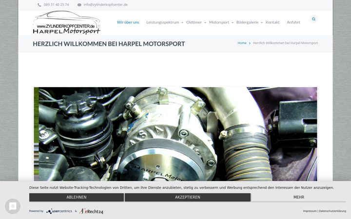 Screenshot of harpel-motorsport.de