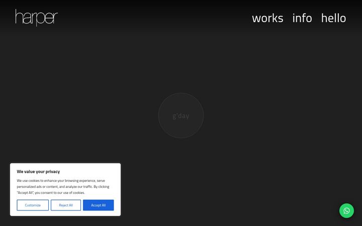 Screenshot of harperarchitecture.com