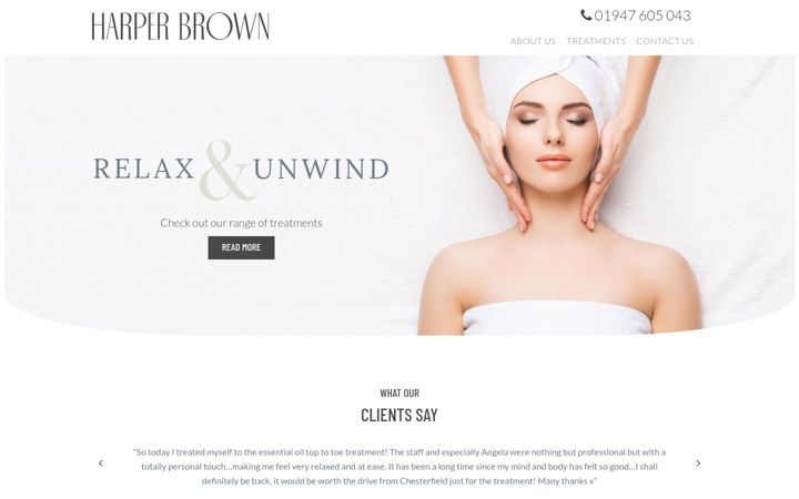 Screenshot of harperbrown.co.uk
