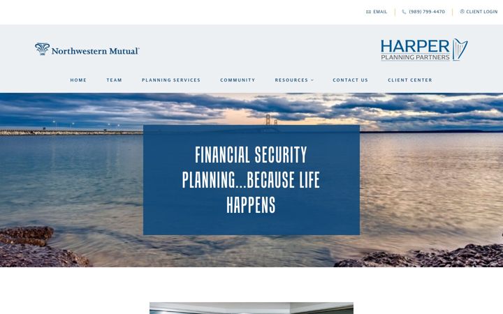 Screenshot of harperplanningpartners.nm.com