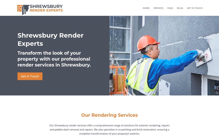 Screenshot of harperplastering.com