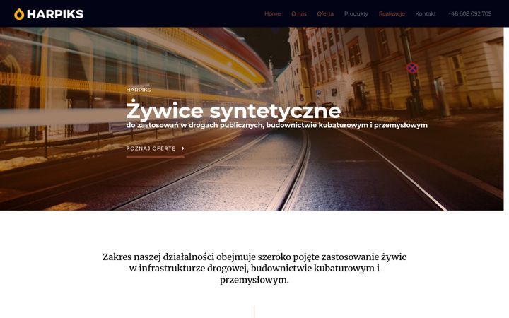 Screenshot of harpiks.pl