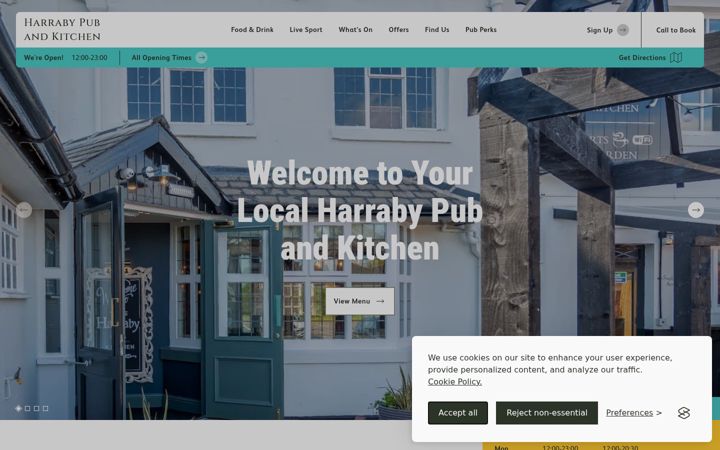 Screenshot of harrabycarlisle.co.uk