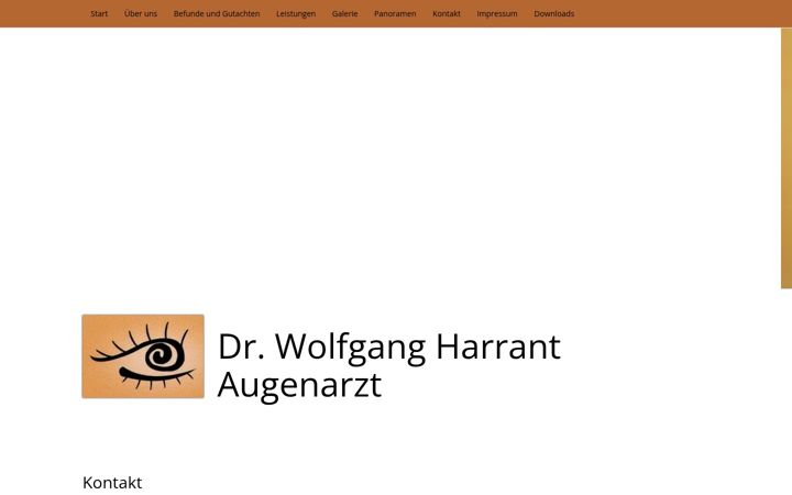 Screenshot of harrant.at