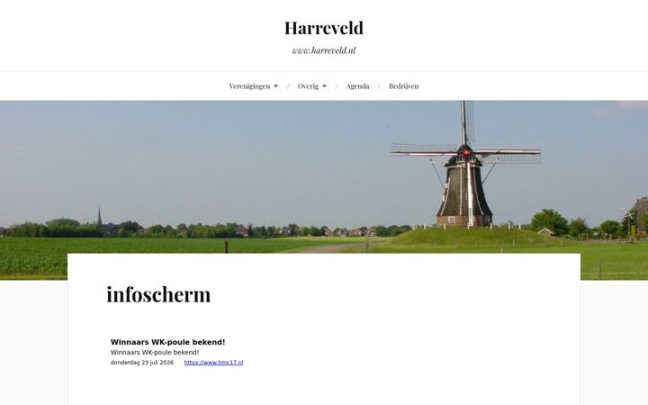 Screenshot of harreveld.nl