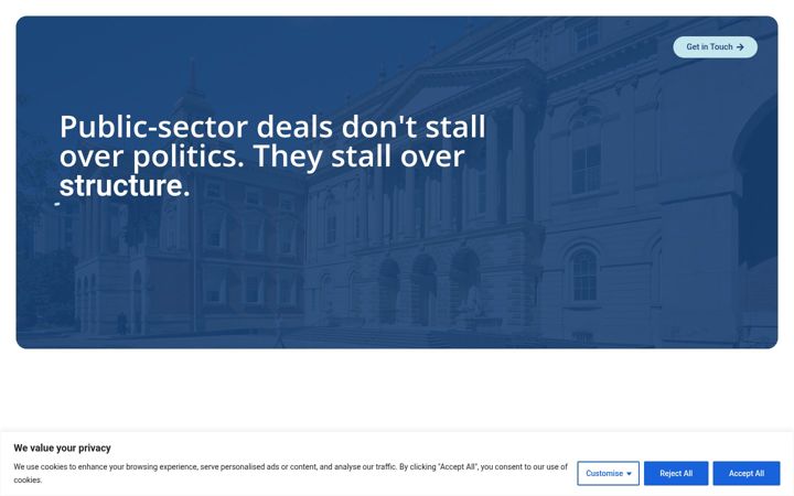 Screenshot of harringtonplaceadvisors.com