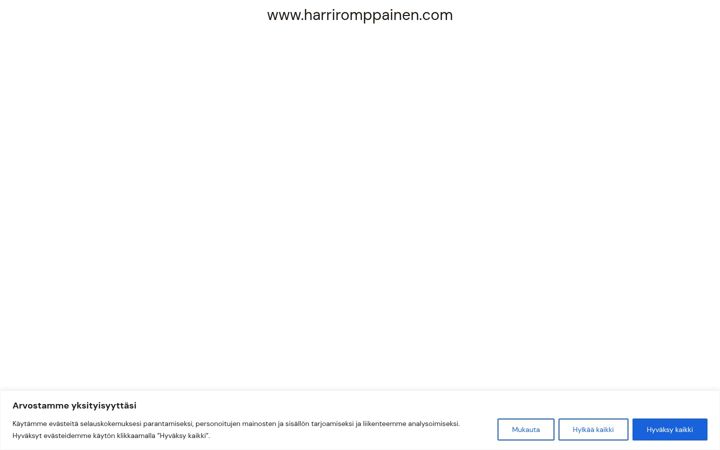 Screenshot of harriromppainen.com