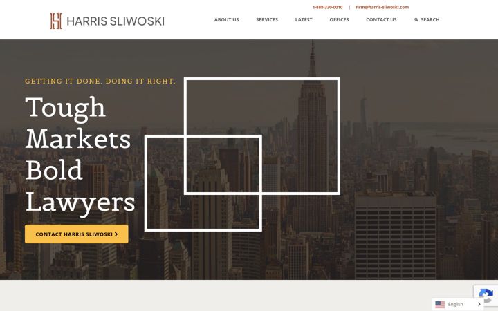 Screenshot of harris-sliwoski.com