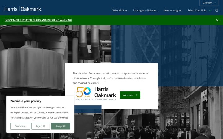 Screenshot of harrisassoc.com