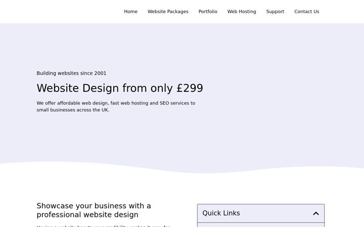 Screenshot of harrisdigitalwebdesign.com