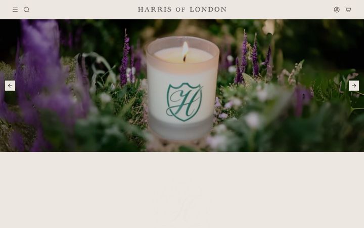 Screenshot of harrisoflondon.co.uk