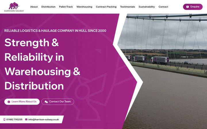 Screenshot of harrison-solway.co.uk