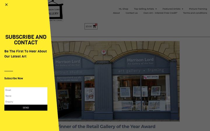 Screenshot of harrisonlord.co.uk