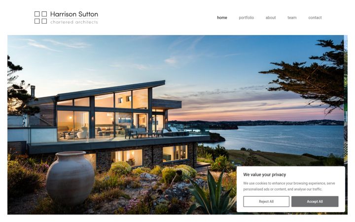 Screenshot of harrisonsutton.com