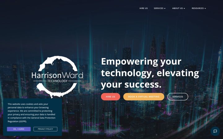 Screenshot of harrisonward.com