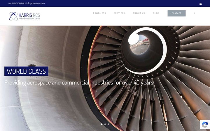 Screenshot of harrisrcs.com
