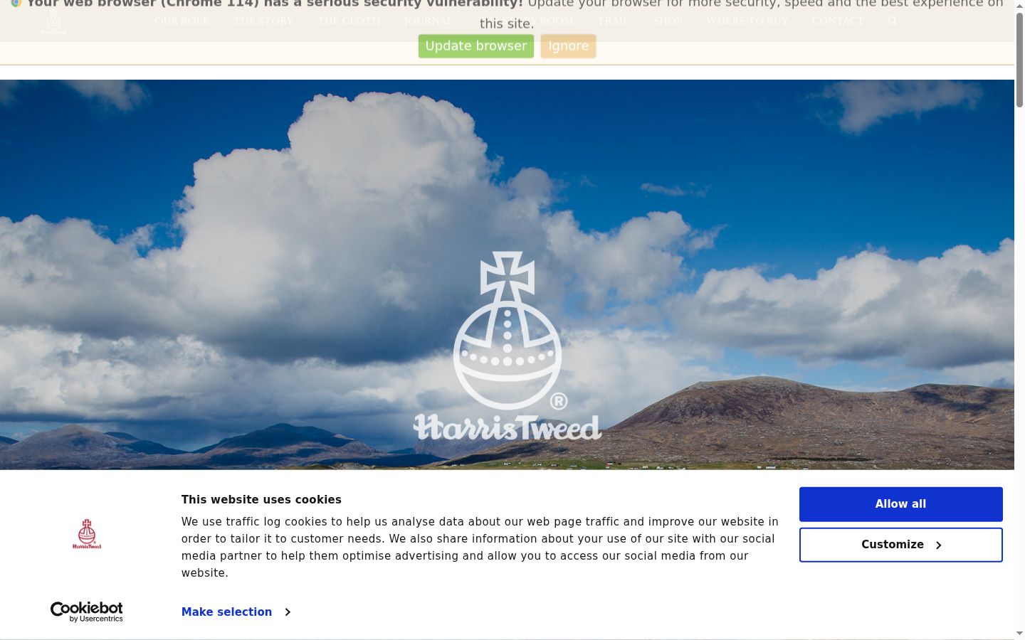 Screenshot tal-banner tal-kunsens muri qabel kwalunkwe interazzjoni