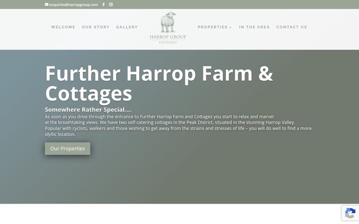 Screenshot of harropgroup.com