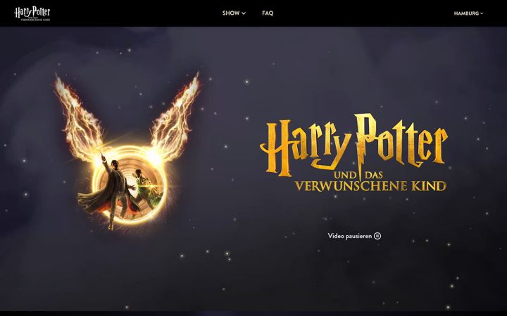 Screenshot of harry-potter-theater.de