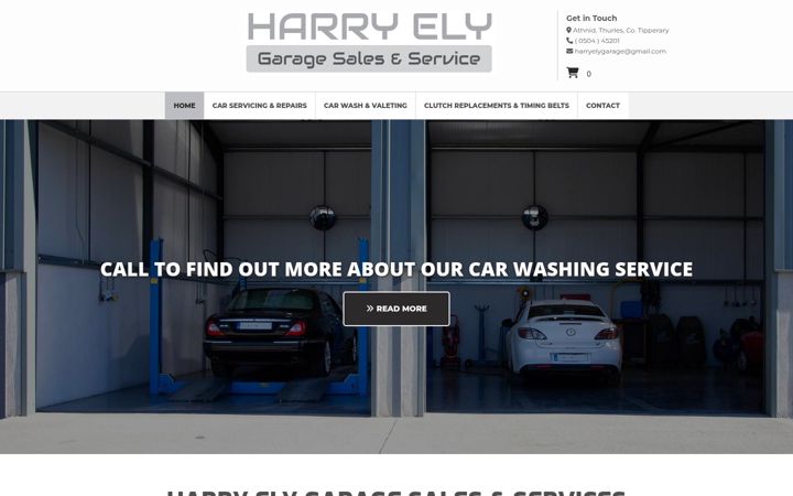 Screenshot of harryely.ie