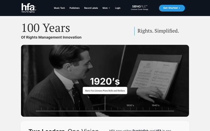 Screenshot of harryfox.com