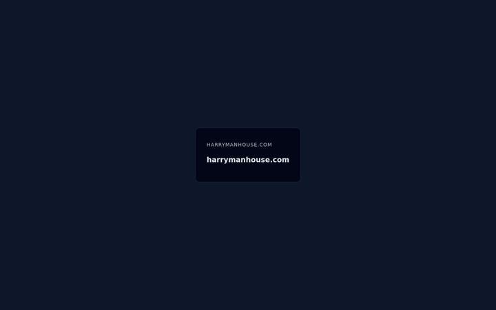 Screenshot of harrymanhouse.com