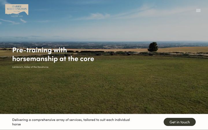 Screenshot of harrywhittington.co.uk