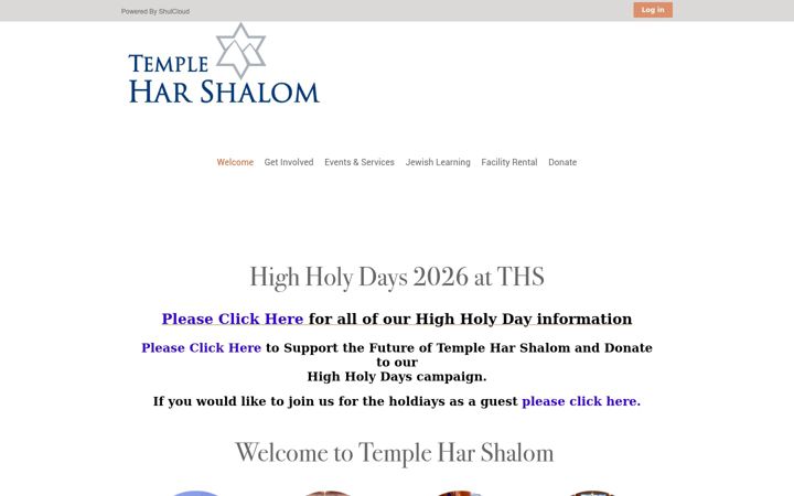 Screenshot of harshalomparkcity.org