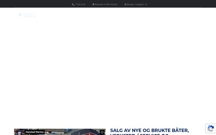 Screenshot of harstadmarina.no