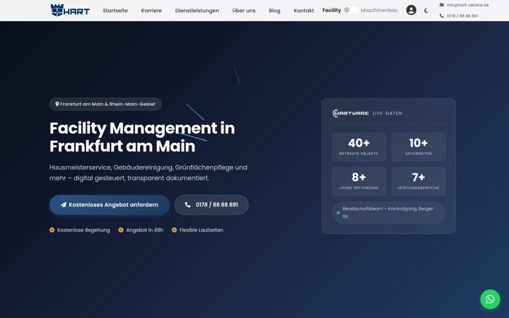 Screenshot of hart-service.de