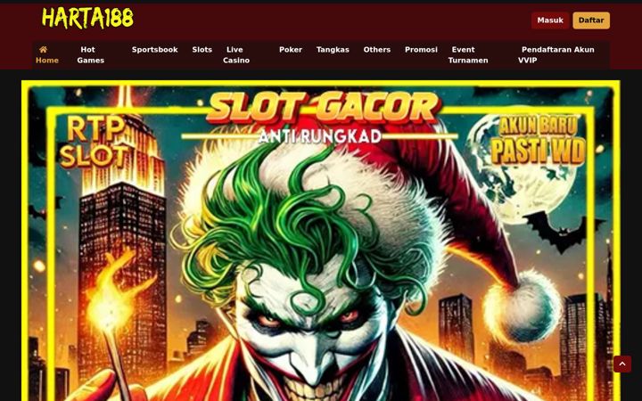Screenshot of harta188.com