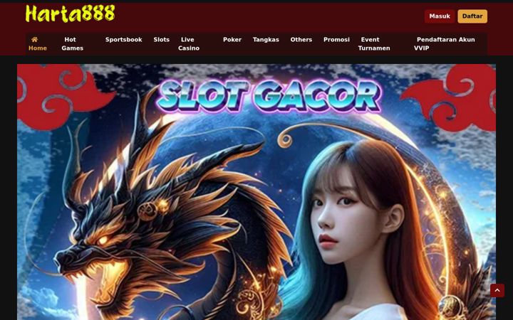 Screenshot of harta888.com