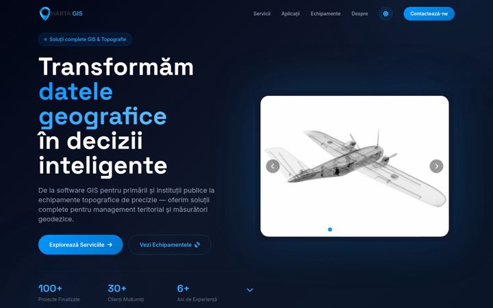 Screenshot of hartagis.ro
