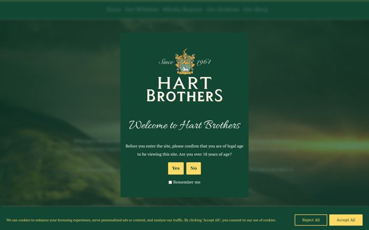 Screenshot of hartbrothers.co.uk