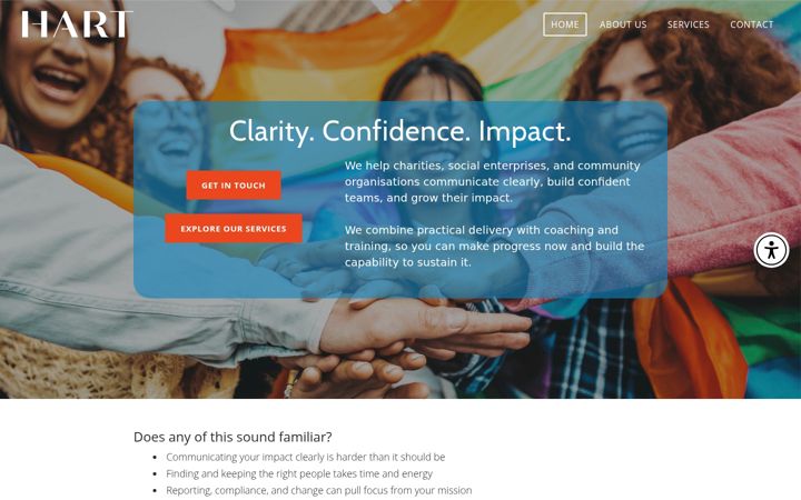 Screenshot of hartcomms.net