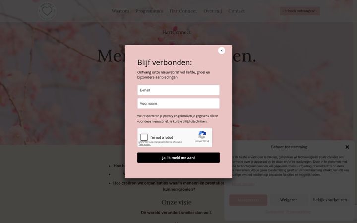Screenshot of hartconnect.nl