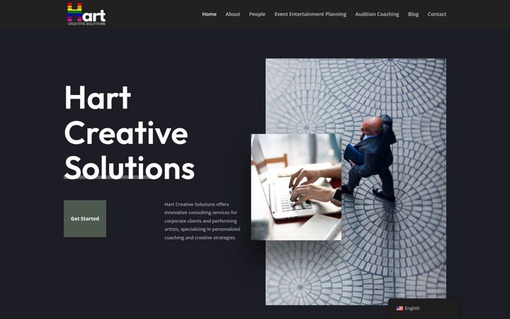 Screenshot of hartcreativesolutions.com